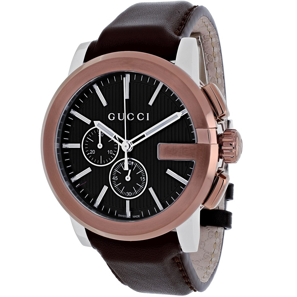 Gucci Men’s G-Chrono Black Watch – YA101202