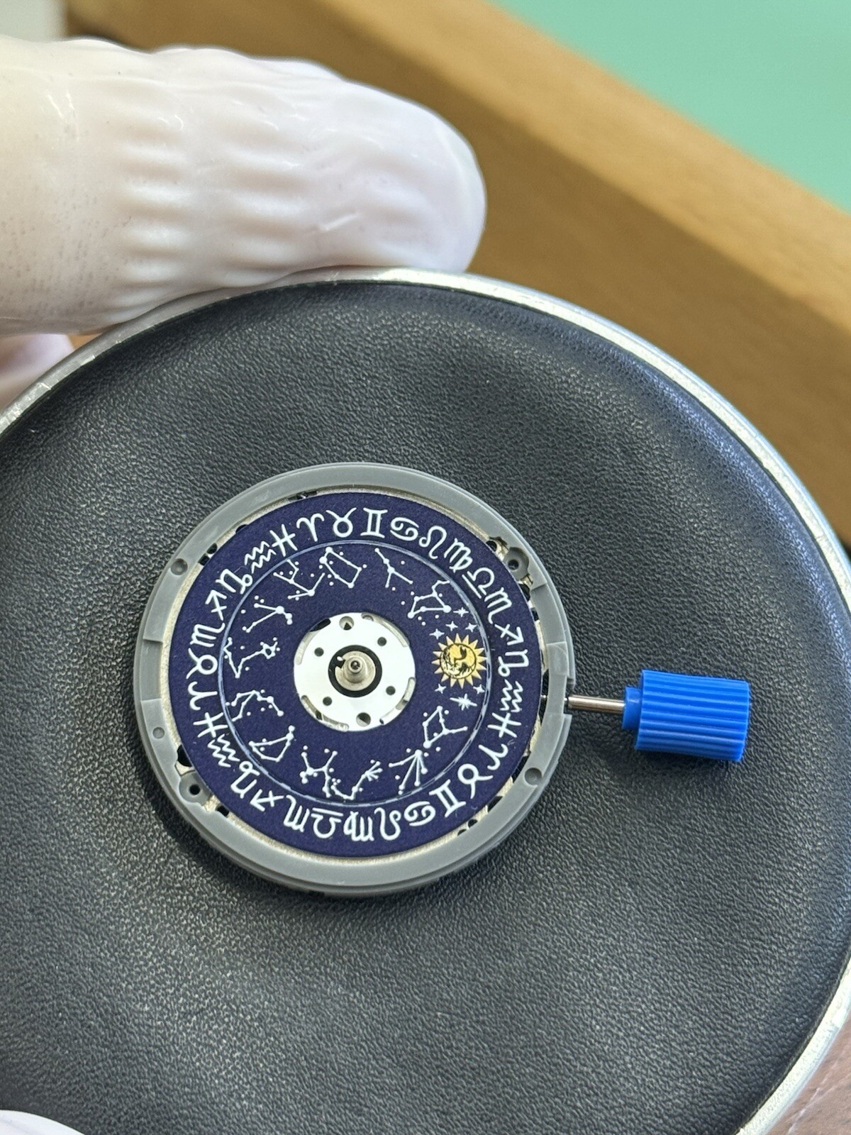 Automatic Wristwatch With Constellations And Zodiac Signs