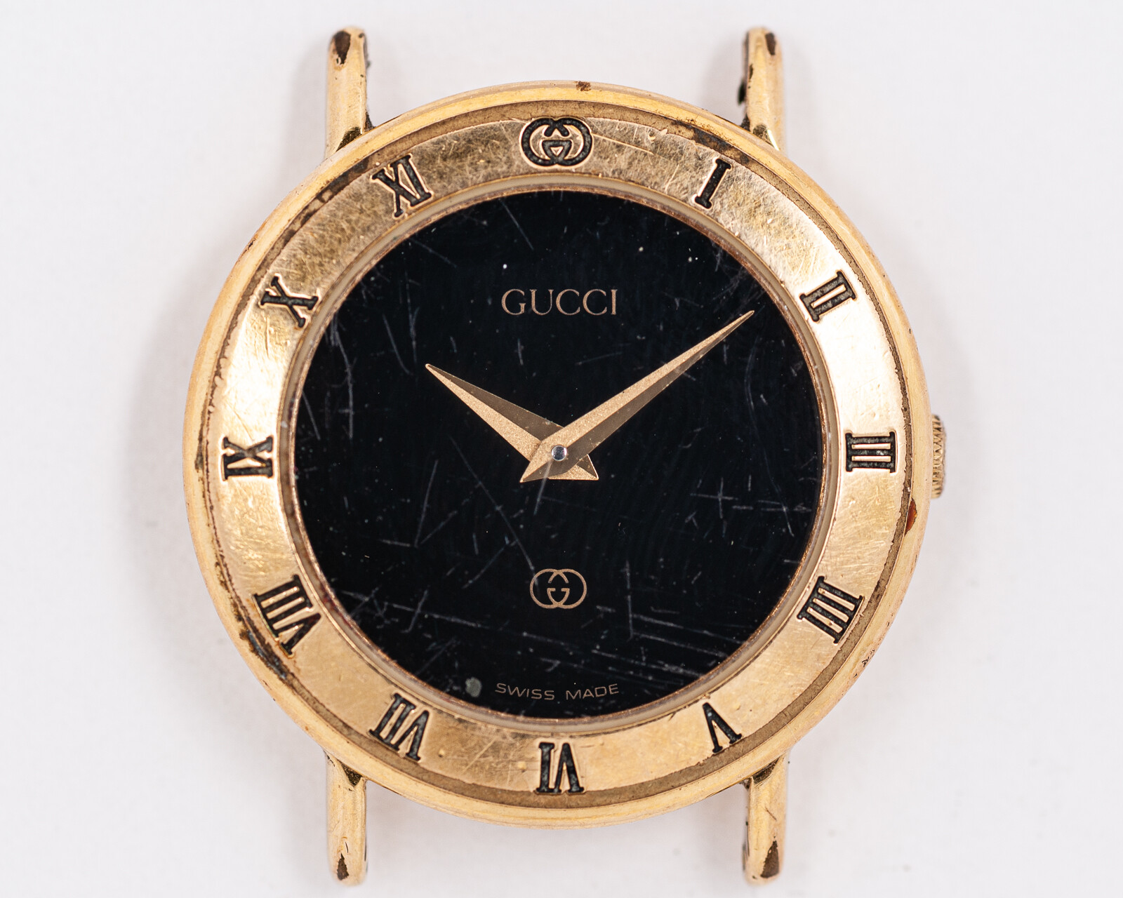 Original 18k Gold Plated Gucci 3000L for Restoration out of an Estate