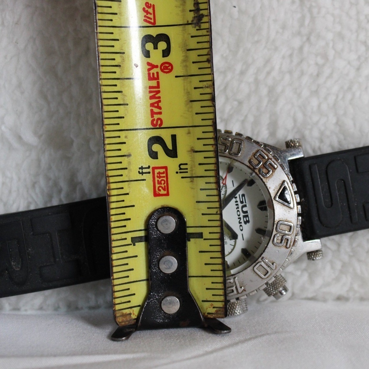 Sub Chrono Pro Diving Men’s Watch Rare For Repair Parts Not Working Broken