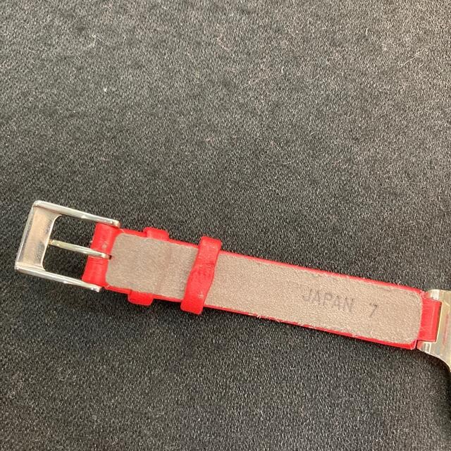 Paul Smith Ladies Watch Red Leather Band Silver