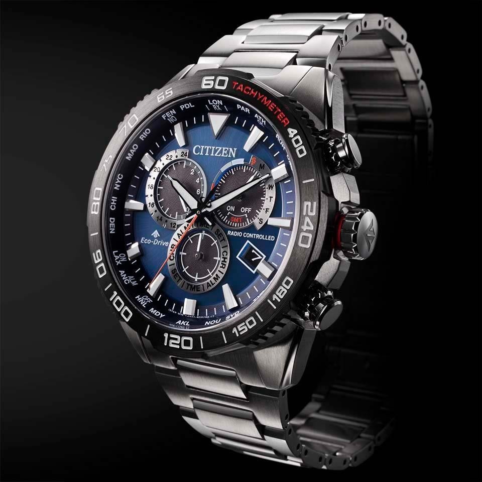 Citizen Promaster LAND CB5034-82L Silver Blue Dial Eco-Drive NEW Japan Watch