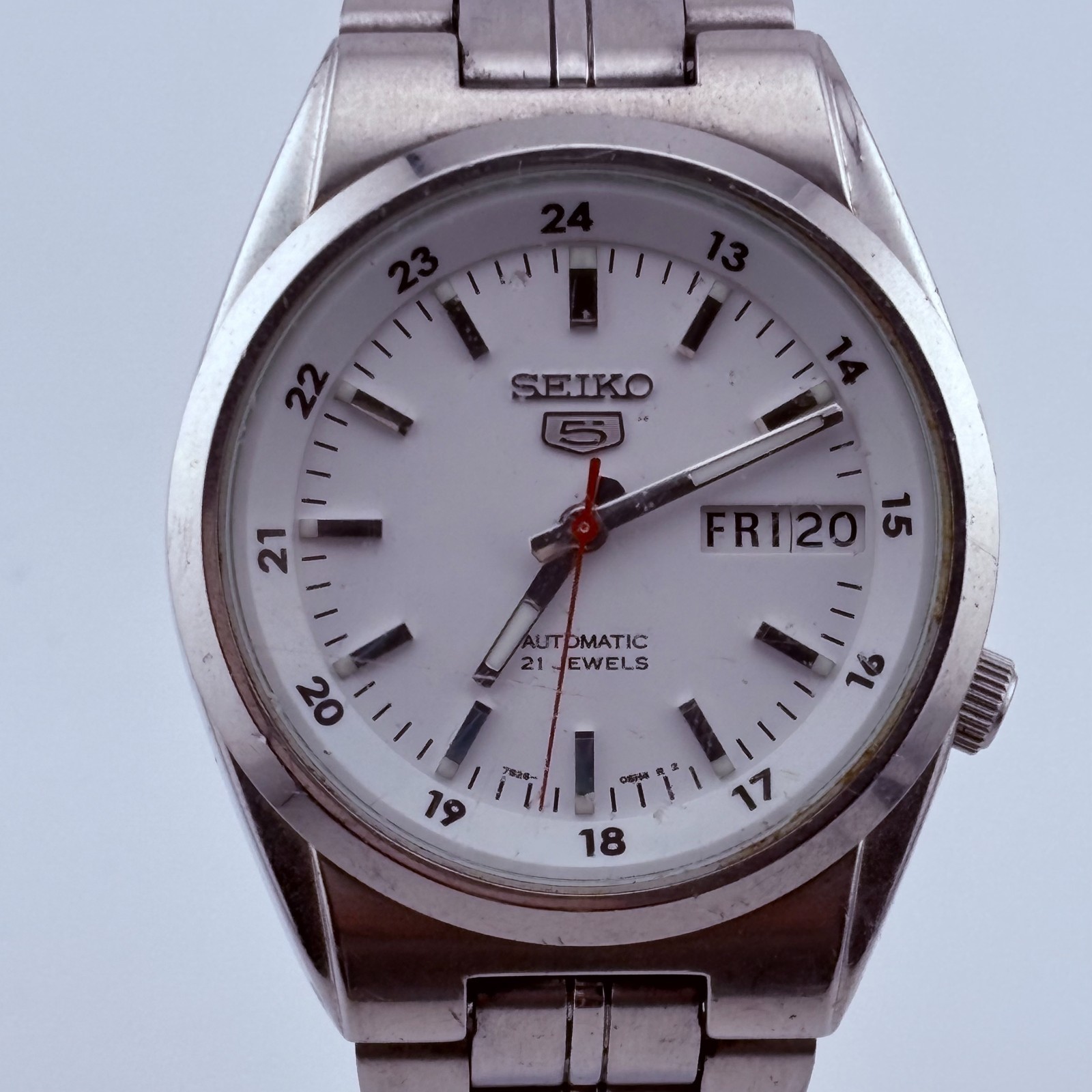 SEIKO Seiko5 7S26-02C0 Automatic See-through lining day date 21JEWELS 34.1mm