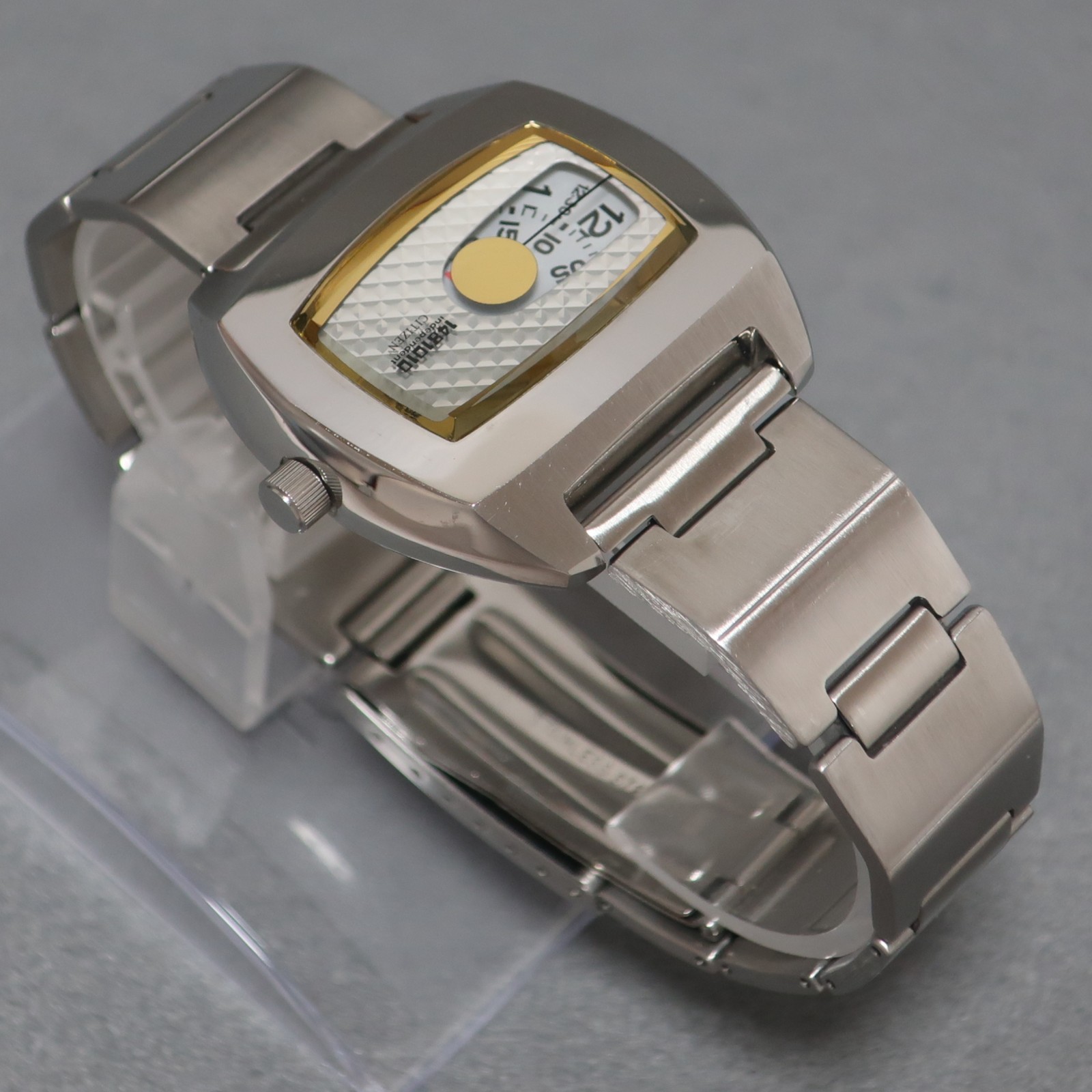 Vintage Rare Citizen Independent 1481010 Jumping Hour 6038-L 16258 7.87 in