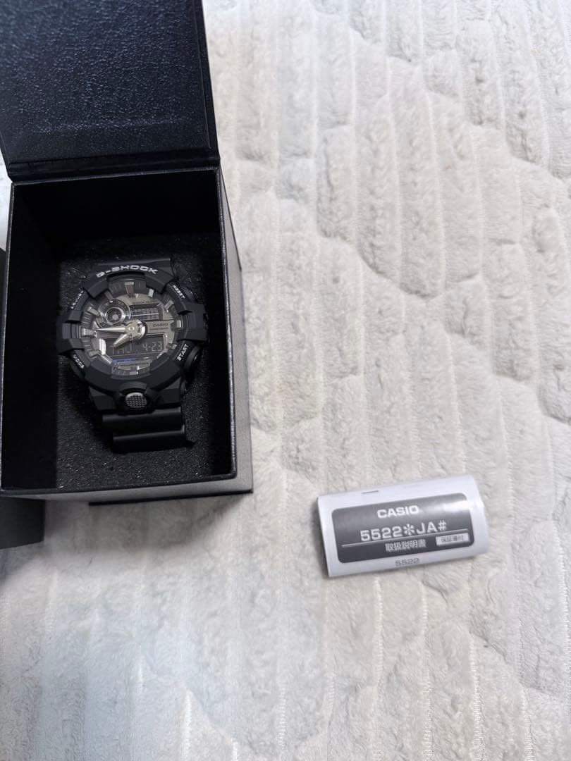 CASIO G-SHOCK 5522 JA4 Black Authentic Used with Box and Warranty