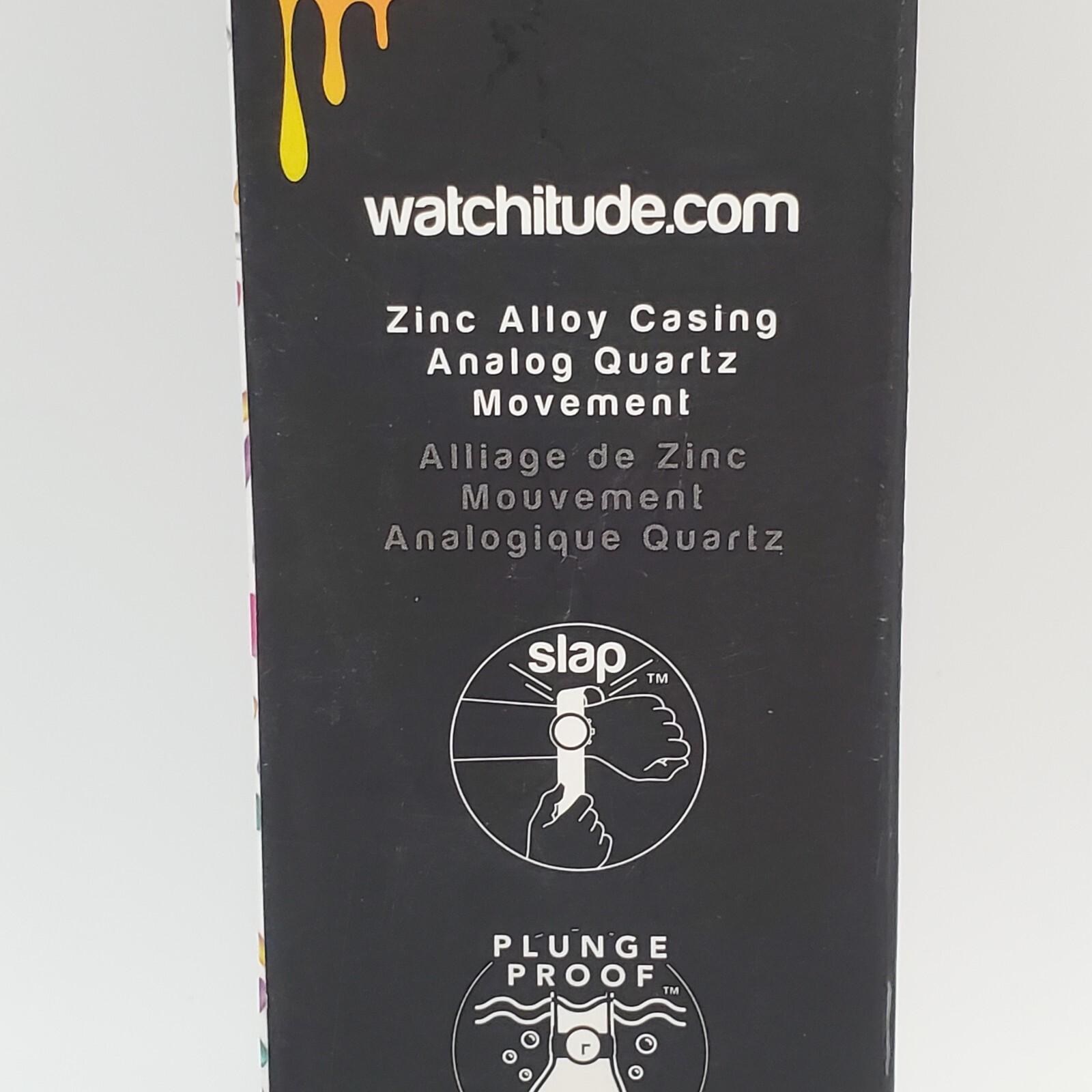 Watchitude Sprinkles Adult Watch 450 White Slap Band Limited Edition New READ
