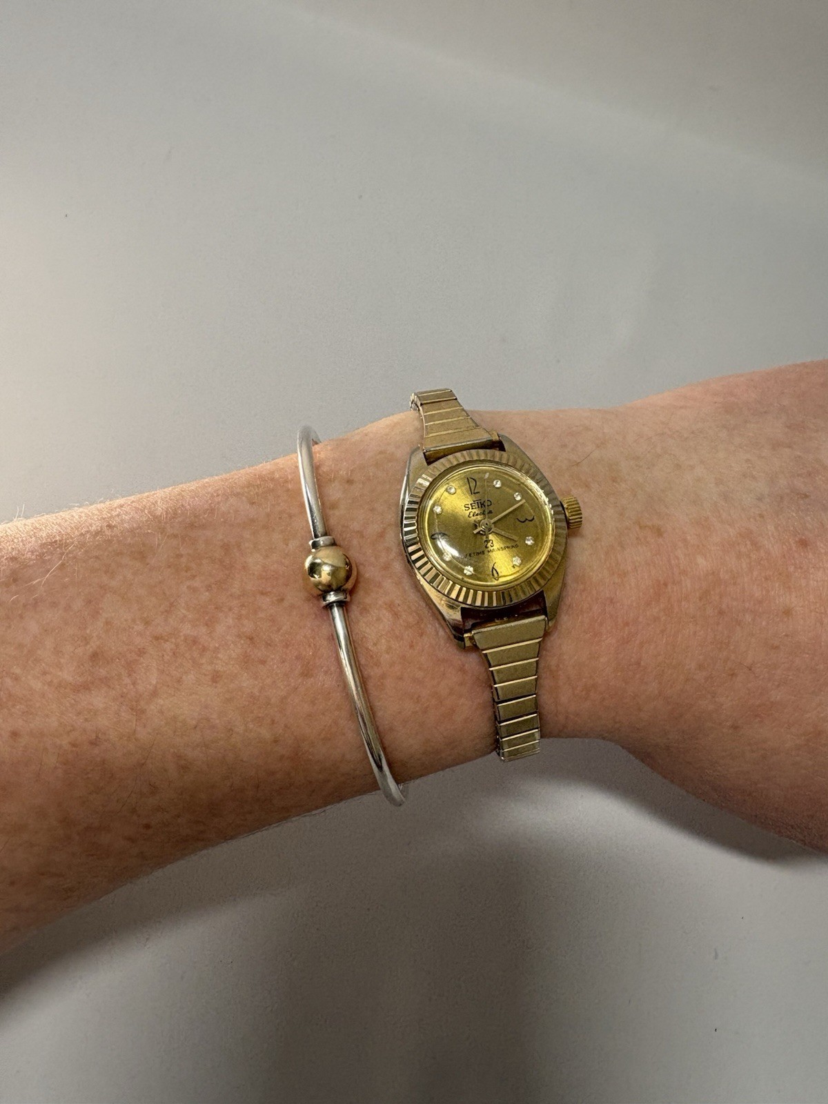 Seiko Electra 23 Lifetime Mainspring Mechanical Women’s Wristwatch Vintage