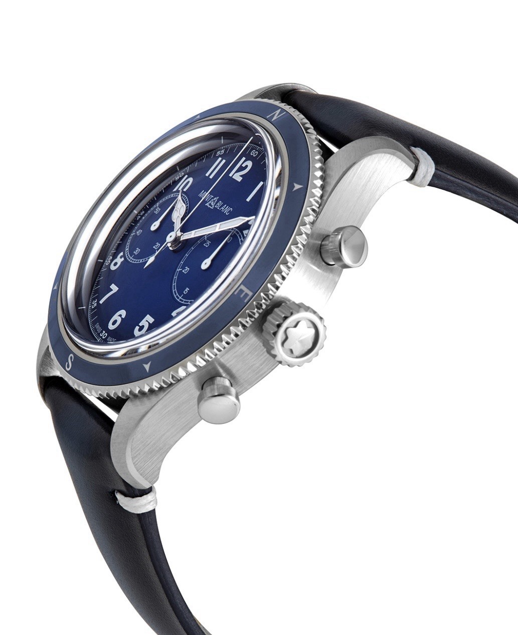 Montblanc 1858 Chronograph Automatic Blue Dial Men’s Watch