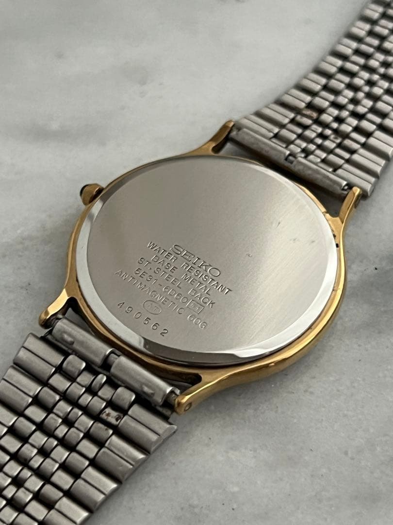 Seiko Dolce 5E31-6D60 Quartz Watch Stainless Steel 32mm Wrist 19cm