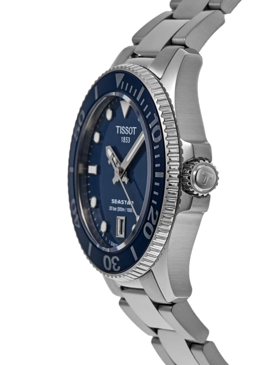 Tissot Seastar 1000 36 MM Blue Dial Quartz SS Watch T120.210.11.041.00