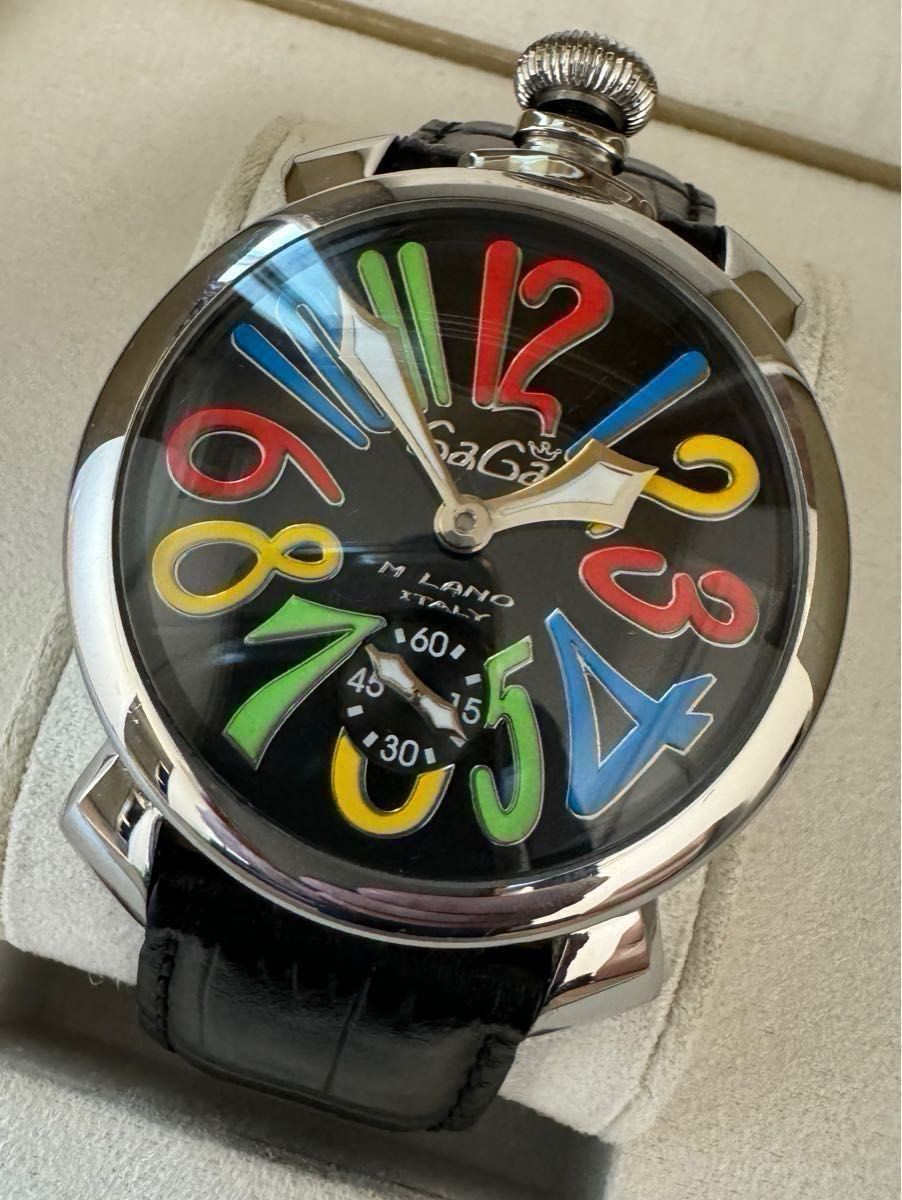 GaGa MILANO Manuale 48mm Skeleton Hand-Wound Watch