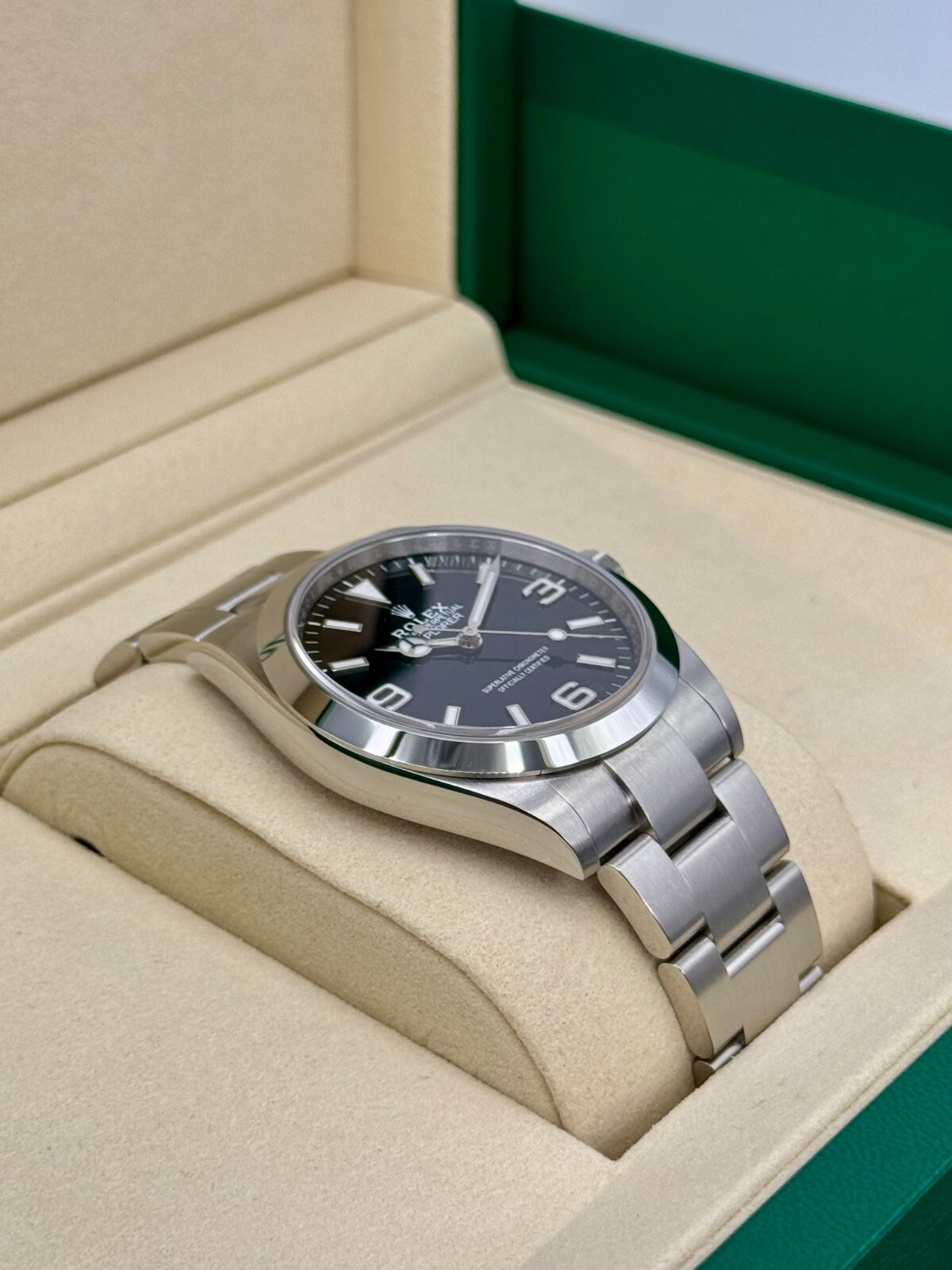 NEW 2025 Rolex Explorer 40mm 224270 Stainless Steel Black Dial