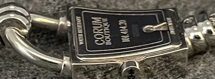 Diamond Bezel Ladies Watch /Corum Trapeze /SS / w/Mother of Pearl face /Luxury