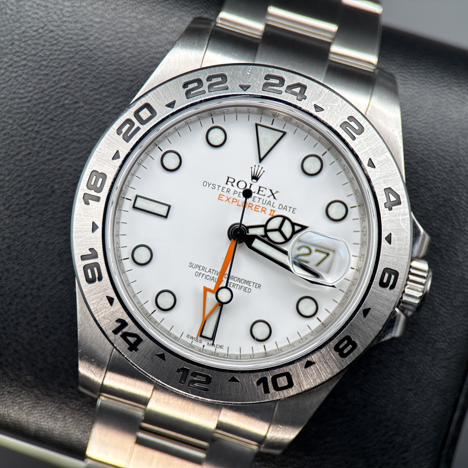 Rolex Explorer II 216570 Polar Dial Stainless Steel 42mm Automatic Watch