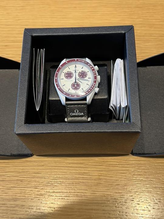 Swatch X Omega Watch Bioceramic MoonSwatch collection Mission to Pluto W/ Box JP