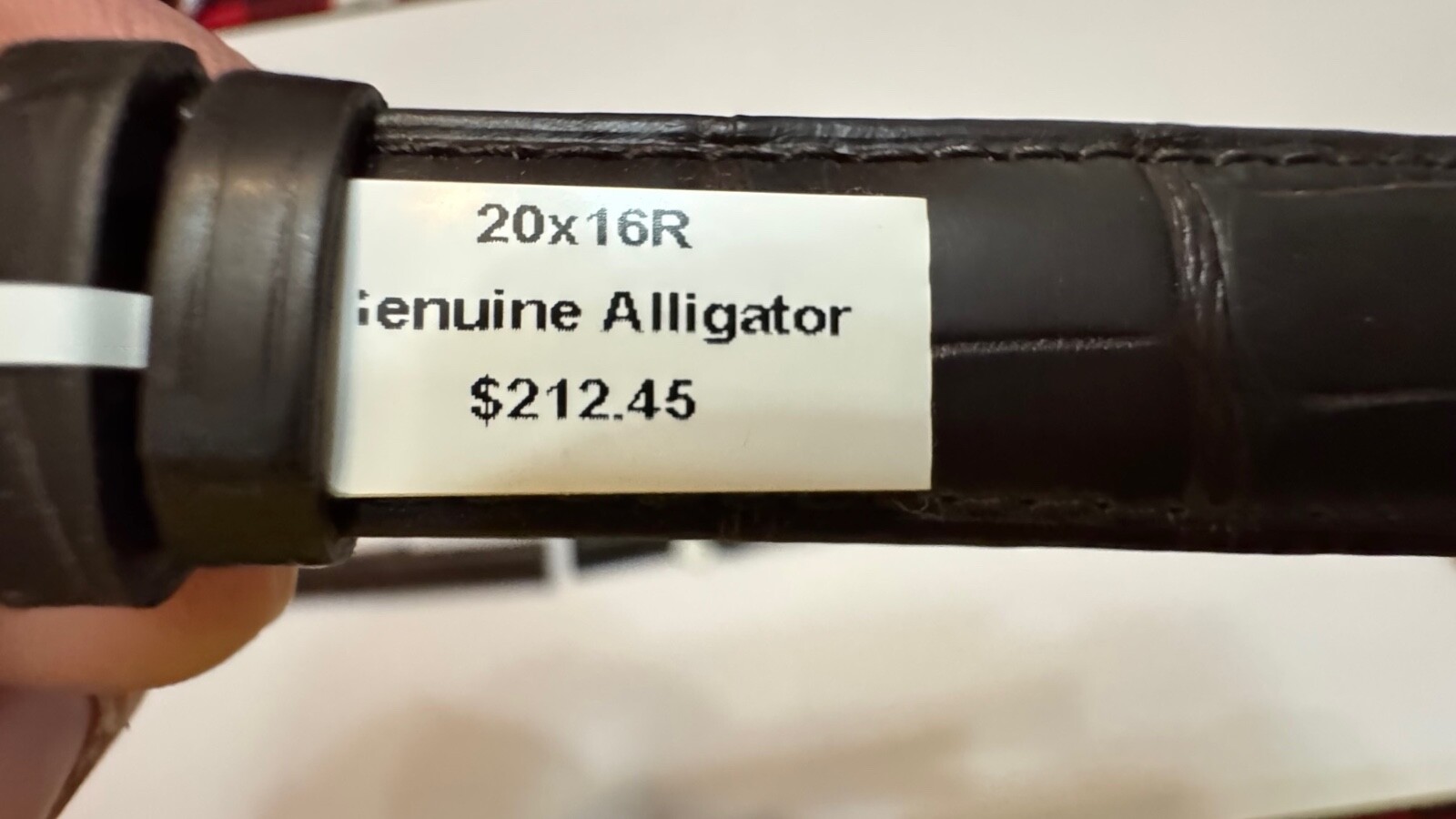 LOUISIANA FARM Padded Alligator Watch Strap Genuine Alligator Leather Fits Rolex
