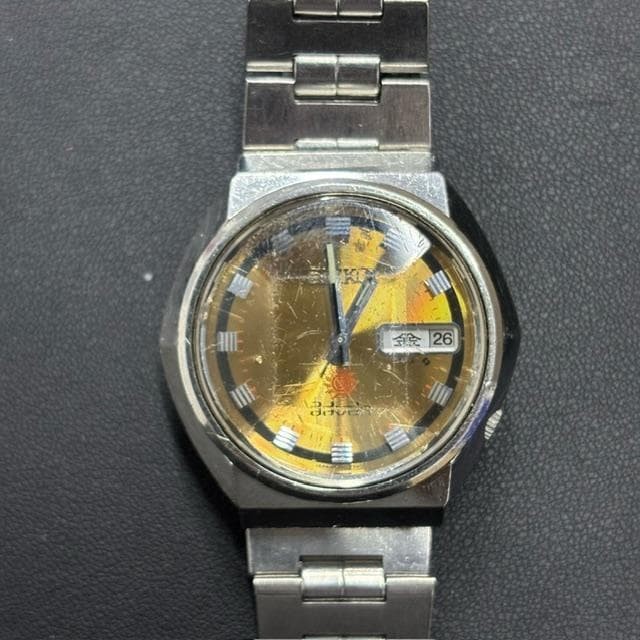 SEIKO Advan Automatic 6106-7570 Day-Date Men’s Watch 38mm Wrist 17.0cm From