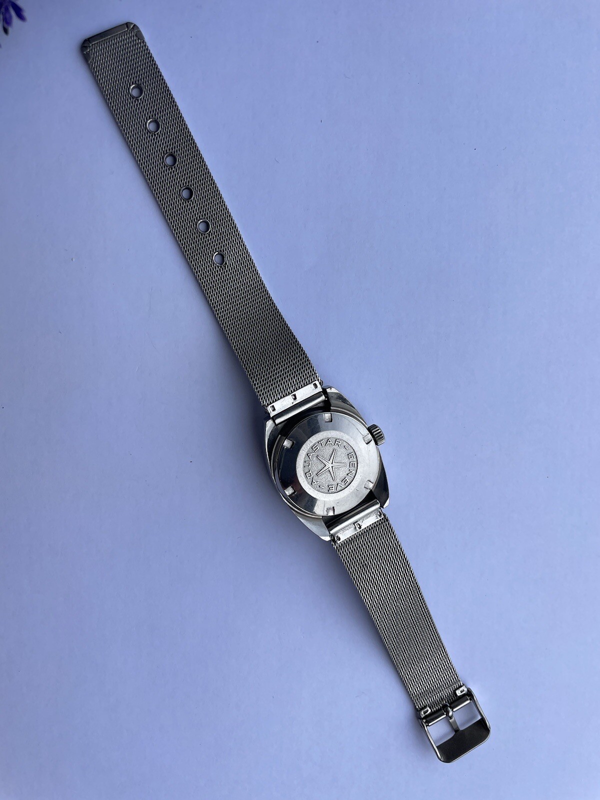 Vintage Diver Aquastar Seatime 1004 Automatic Date Swiss Made