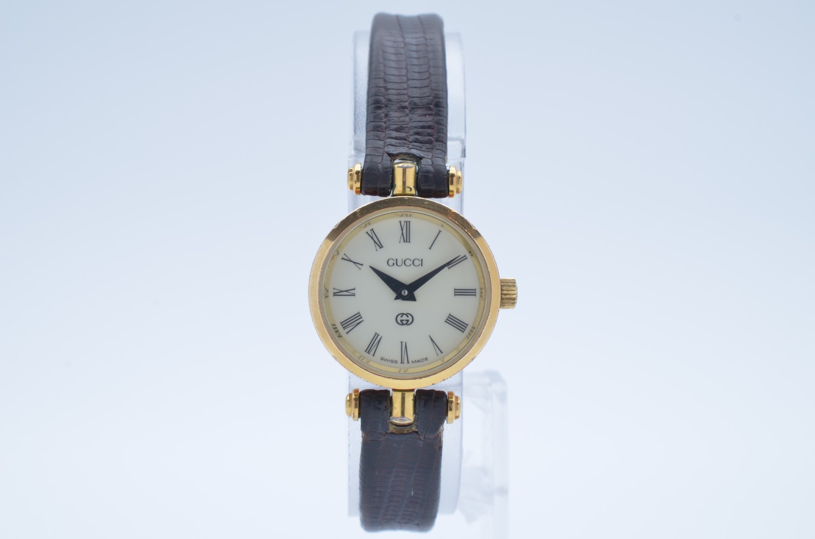 [Exc+5] Gucci 2000L Roman Gold Women’s Quartz Watch Sherry Line