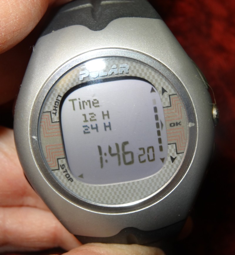 MEN’S F7 POLAR GRAY DIGITAL WATCH W/ LIGHT, TIME, DAY DATE, EXERCISE, SETTINGS