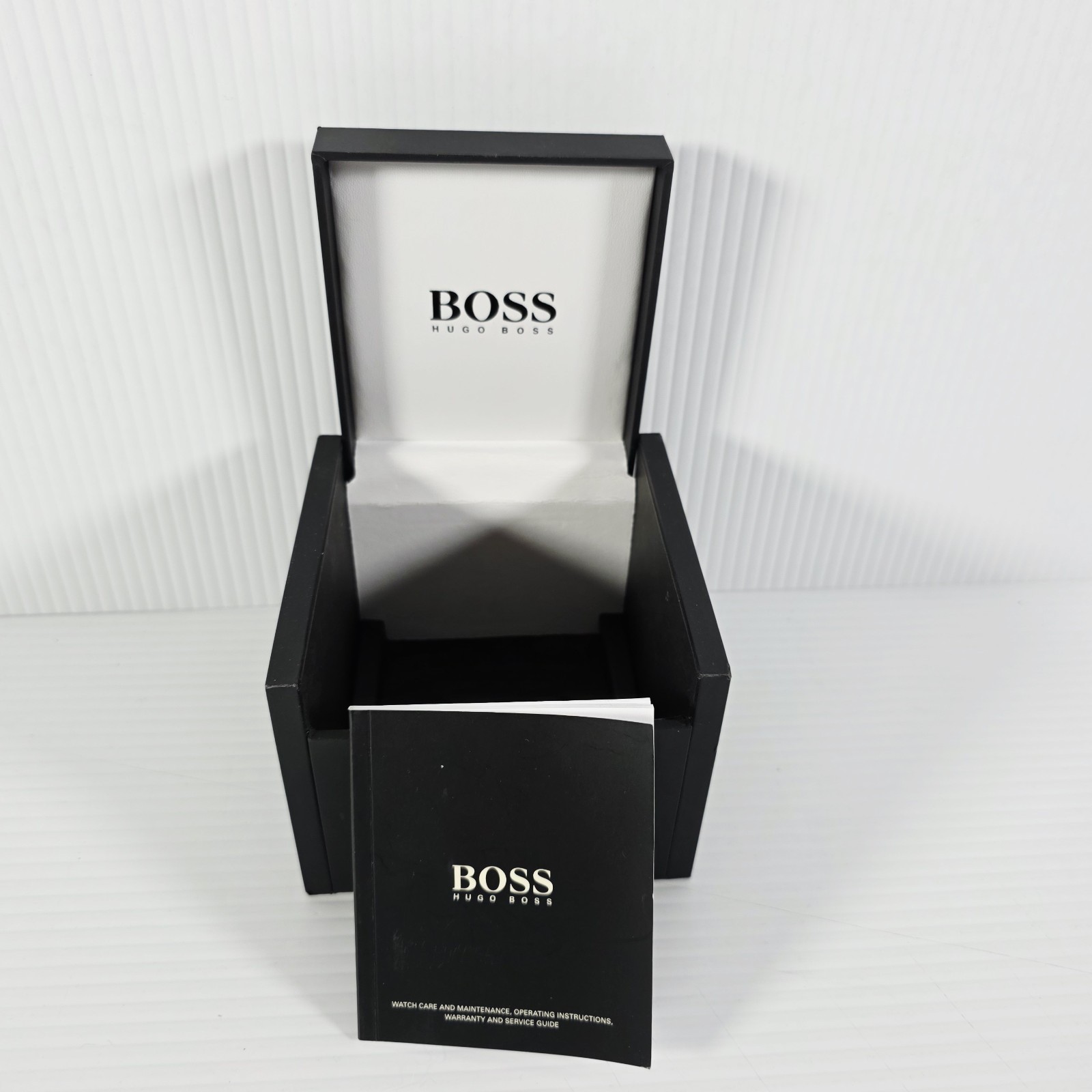 Hugo Boss Driver Sport Men’s Black Nylon Strap Chronograph Watch – Box Only