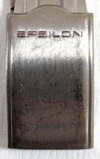Epsilon Seiko ALBA Titanium Solar Watch 10ATM Black Dial Used