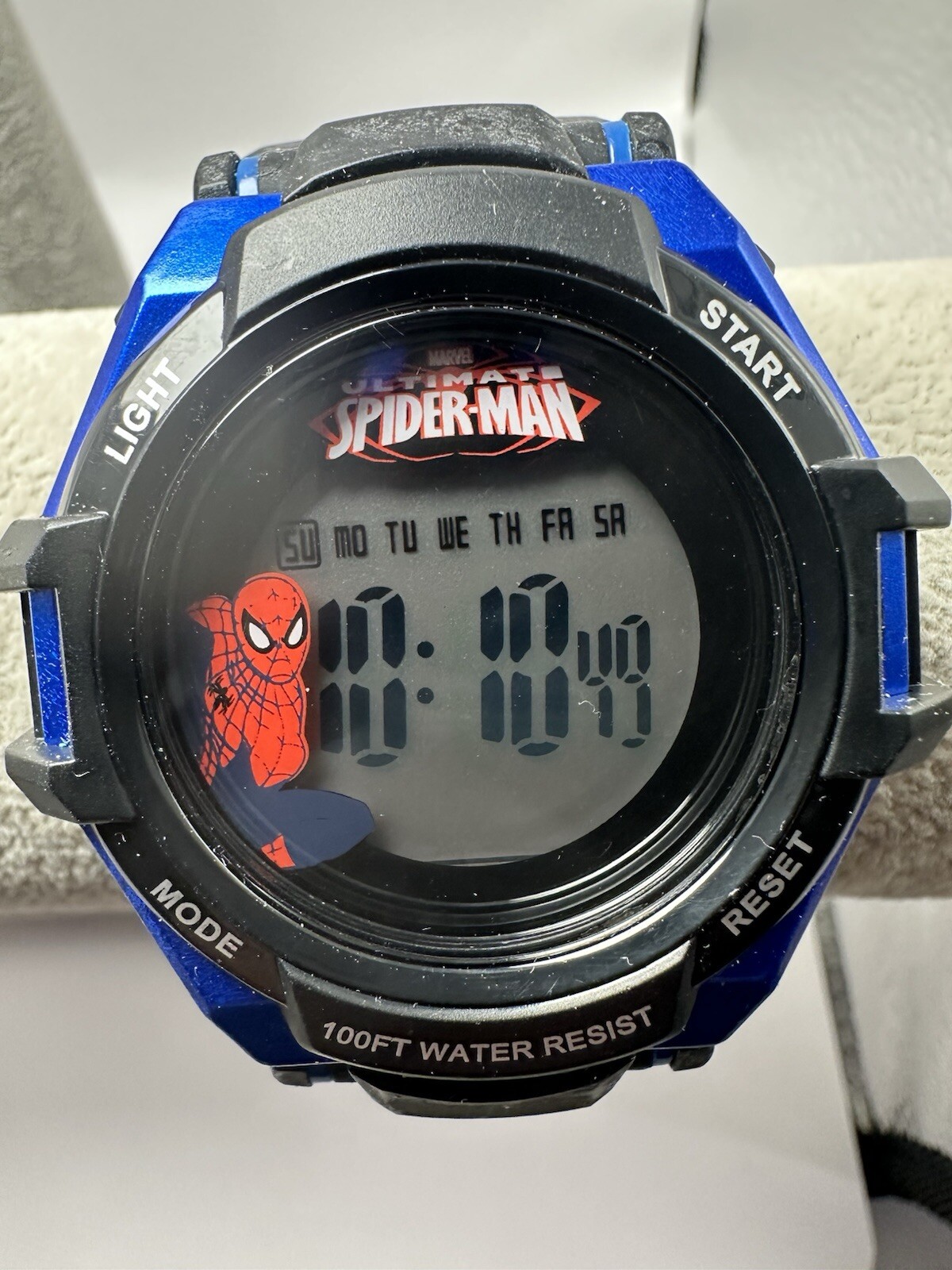 2003 Marvel Comics New Battery SPMAD737 Ultimate Spider-Man Digital Watch X12