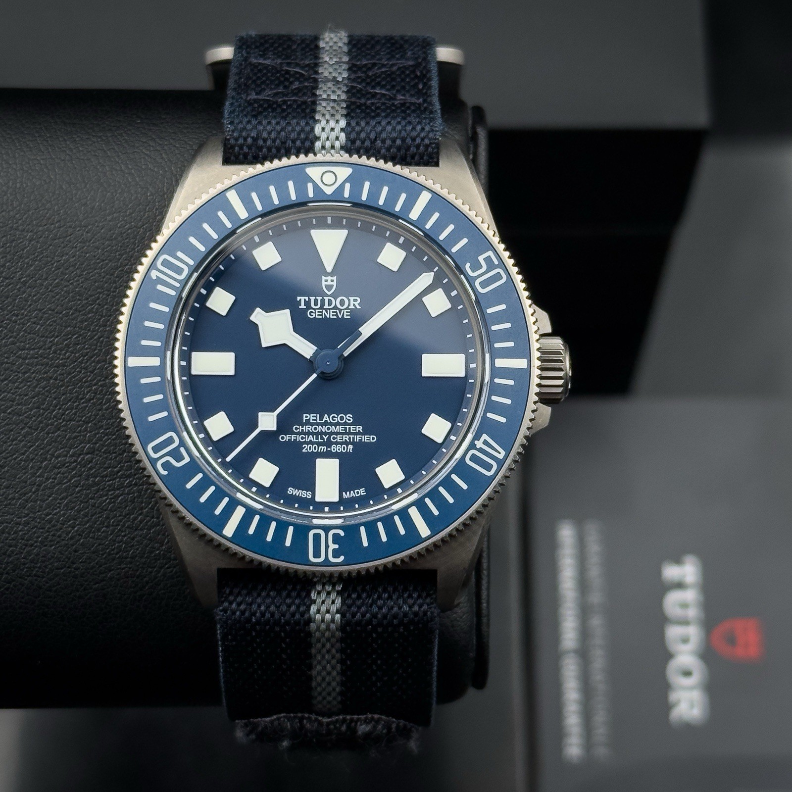 2024 TUDOR Pelagos FXD M25707B/22-0001 Titanium Blue Dial 42mm Full Set