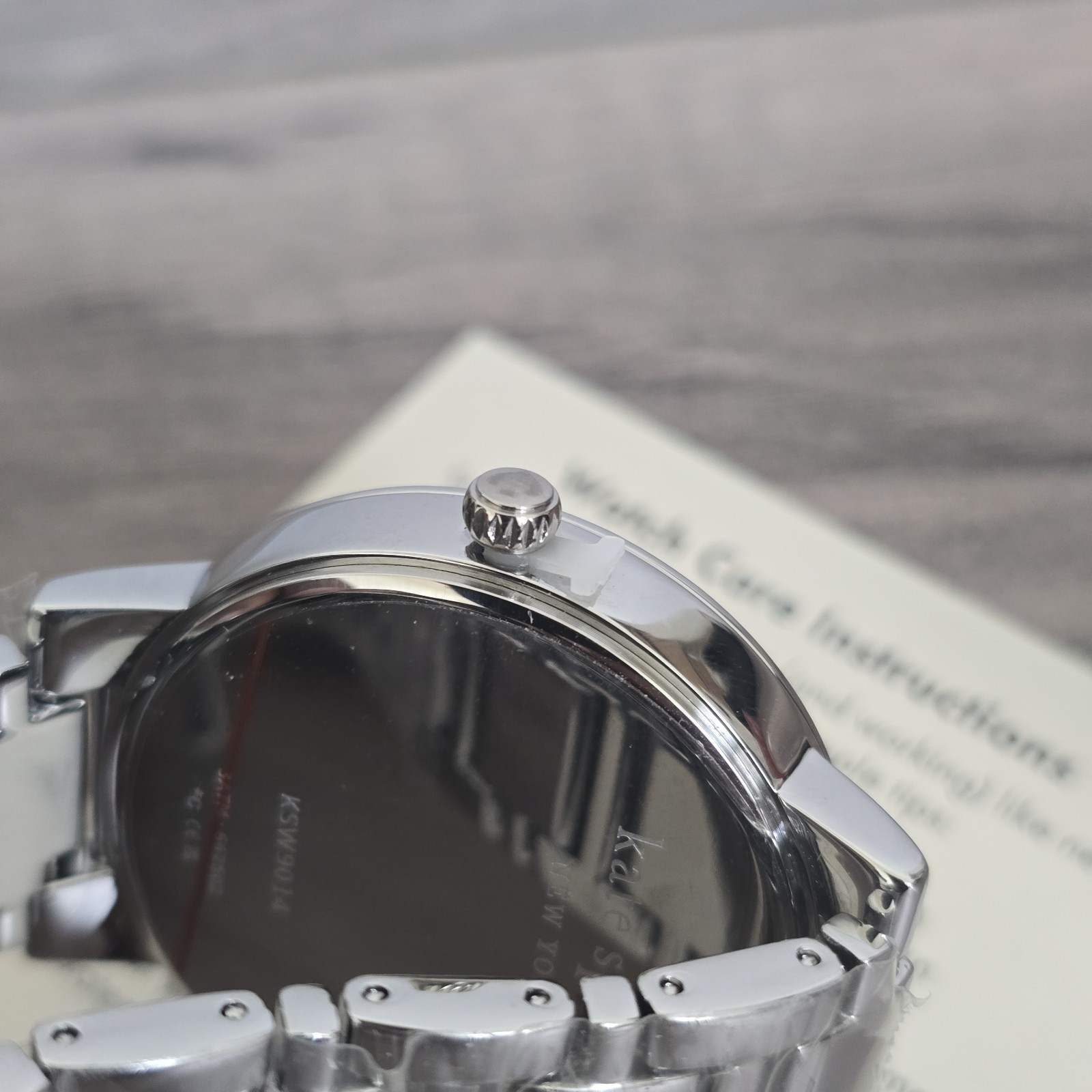 Kate Spade Gramercy Grand Three-Hand Silver Alloy Women’s Watch 38mm KSW9014