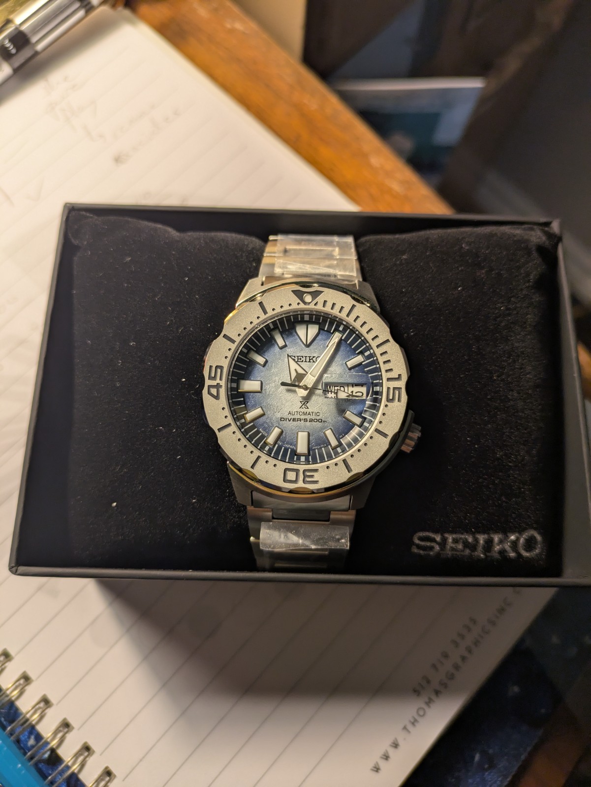 Seiko Prospex Blue Men’s Watch – SRPG57