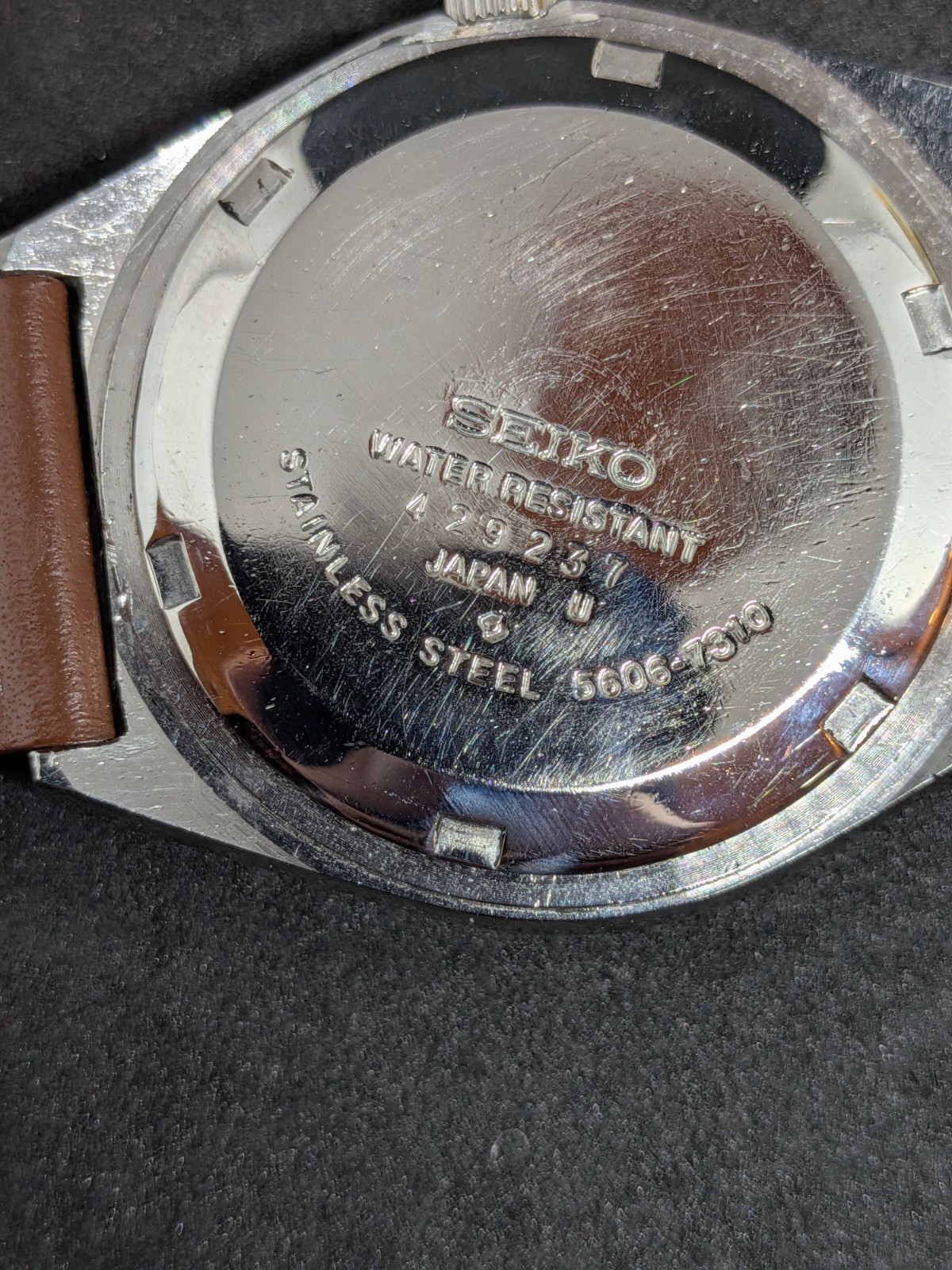 Seiko Lord Matic 5606-7310 Blue Gradient Dial Faceted Crystal New Strap JDM