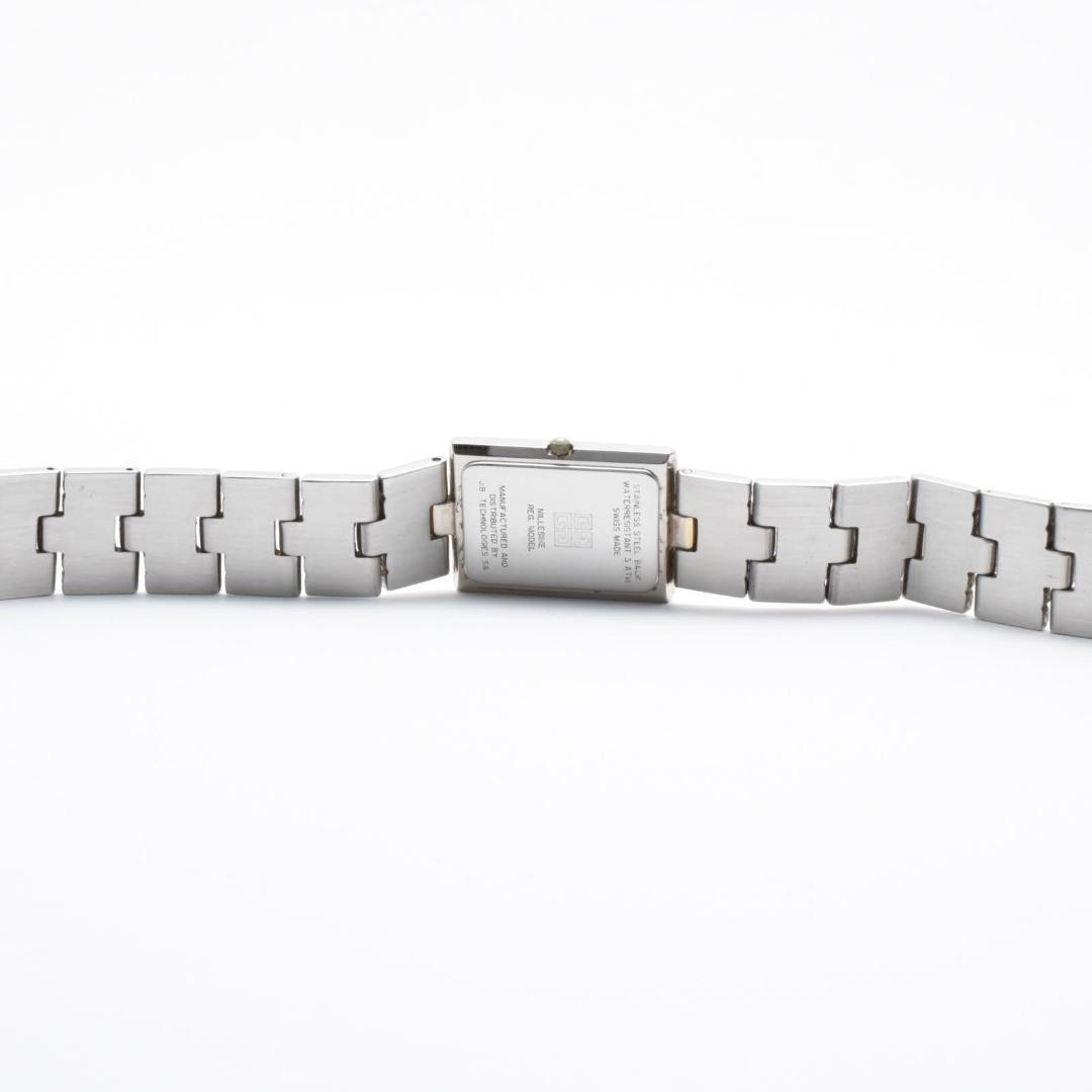 Givenchy MILLESIME REG Ladies Watch White Dial Square Timepiece Authentic