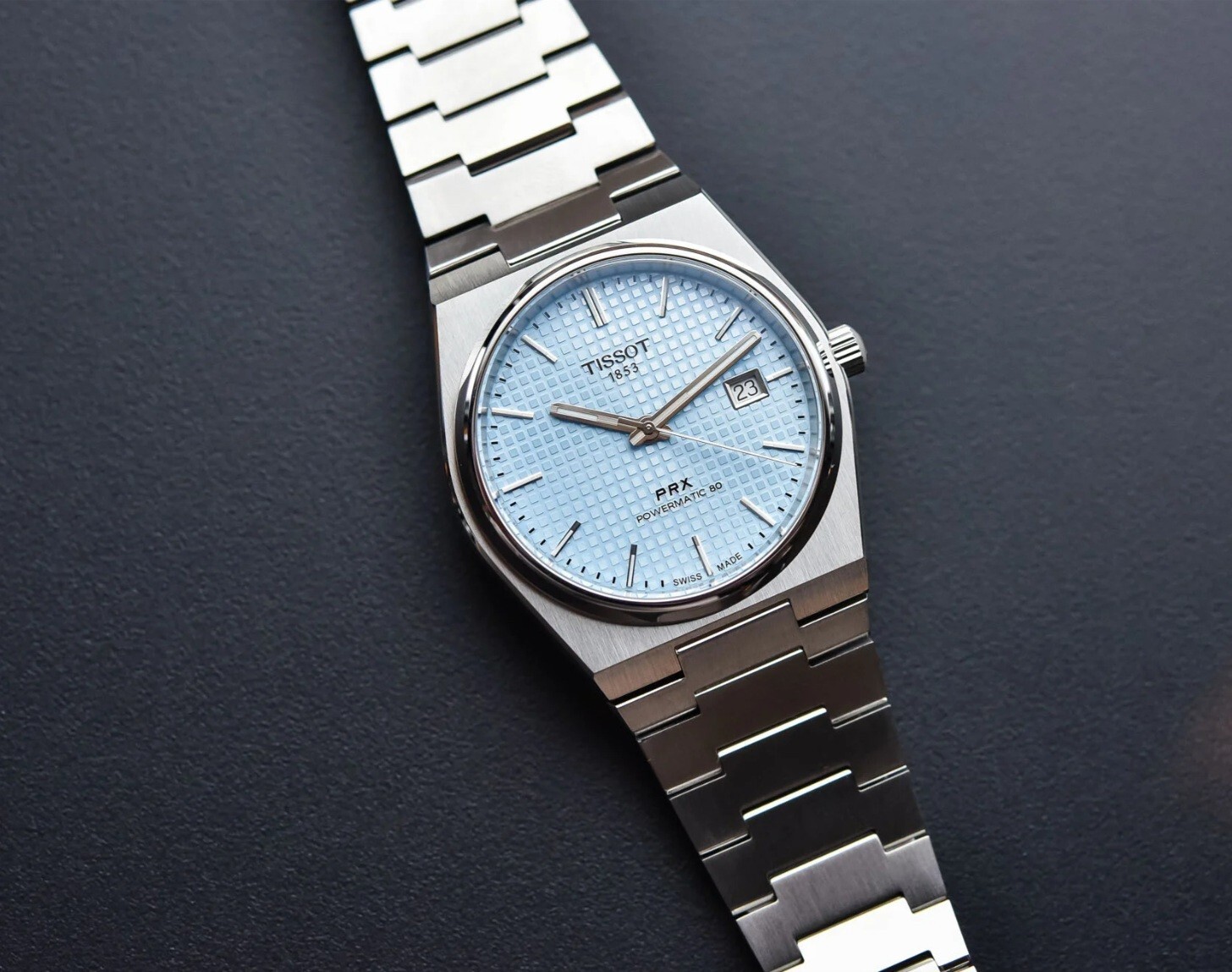 Tissot T137.407.11.351.00 PRX Powermatic 80 Ice Blue Swiss Automatic Men’s Watch