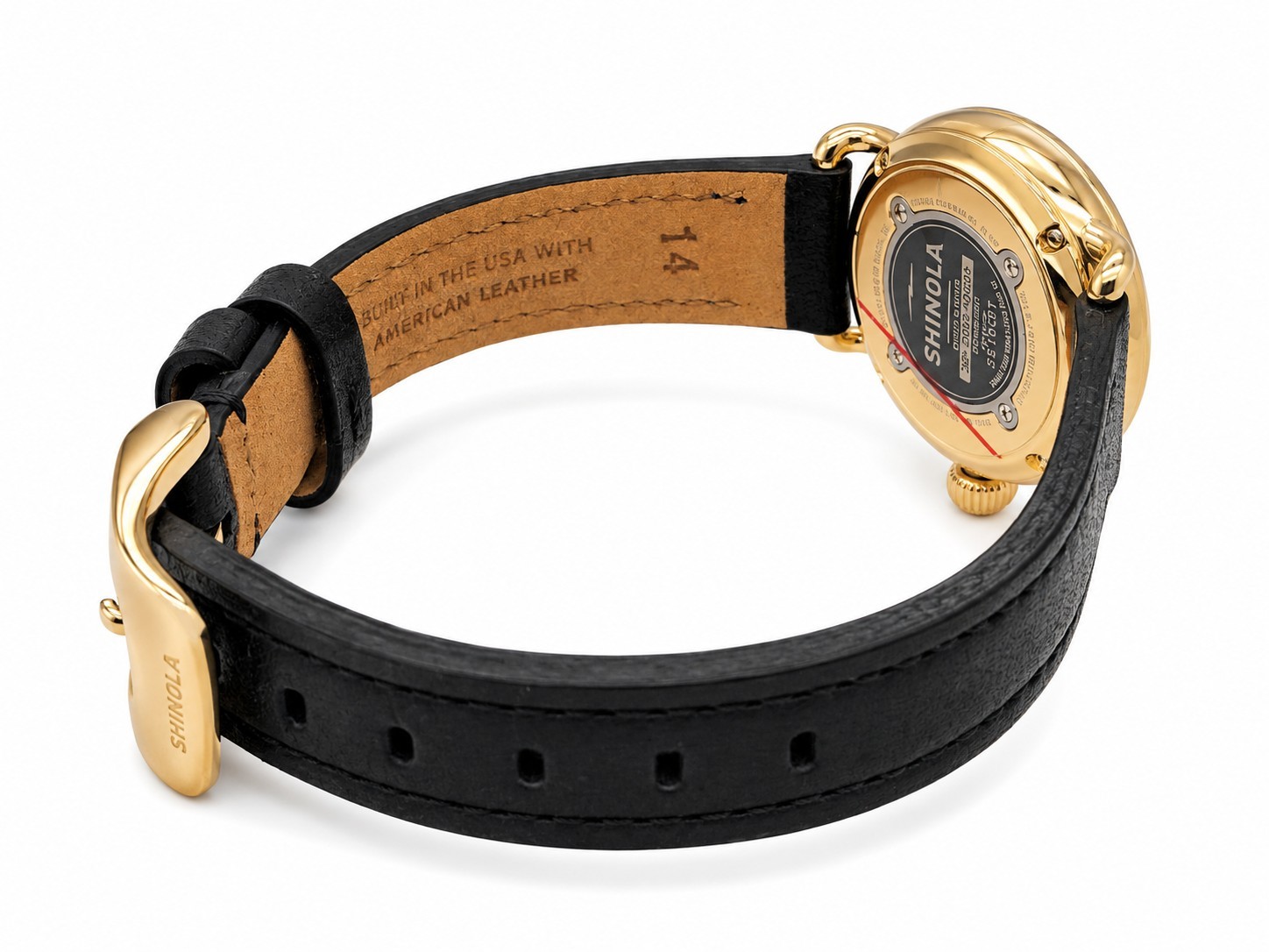 Shinola Runwell Ladies 28mm Black Dial Quartz Wristwatch Argonite 751