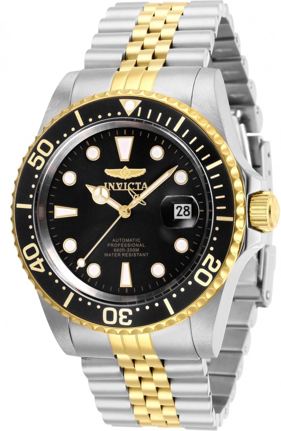 New Invicta Pro Diver Automatic Men’s Watch 42mm, Steel, Gold (30094)