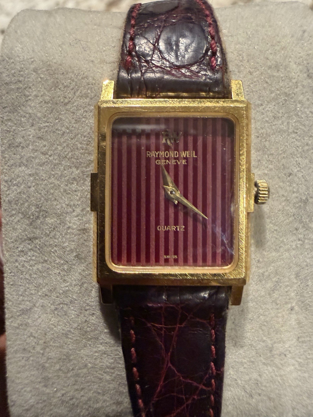 Raymond Weil Genève Women’s 2 Watch Lot Quartz Gold Plated Brown Leather