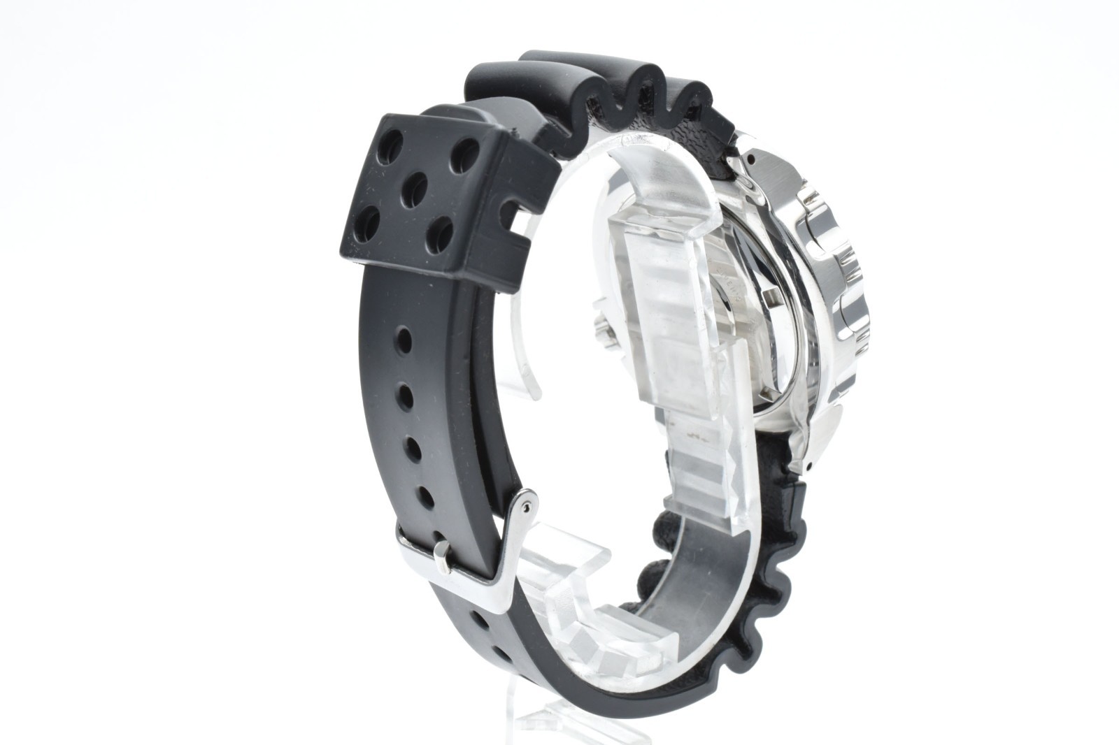 【NEAR MINT/BOX】SEIKO 7S26-0350 Black Monster Automatic Men’s Watch 42mm JAPAN