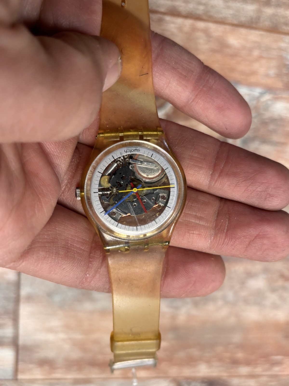 Swatch Watch Jelly Fish 1985 GK100 VINTAGE