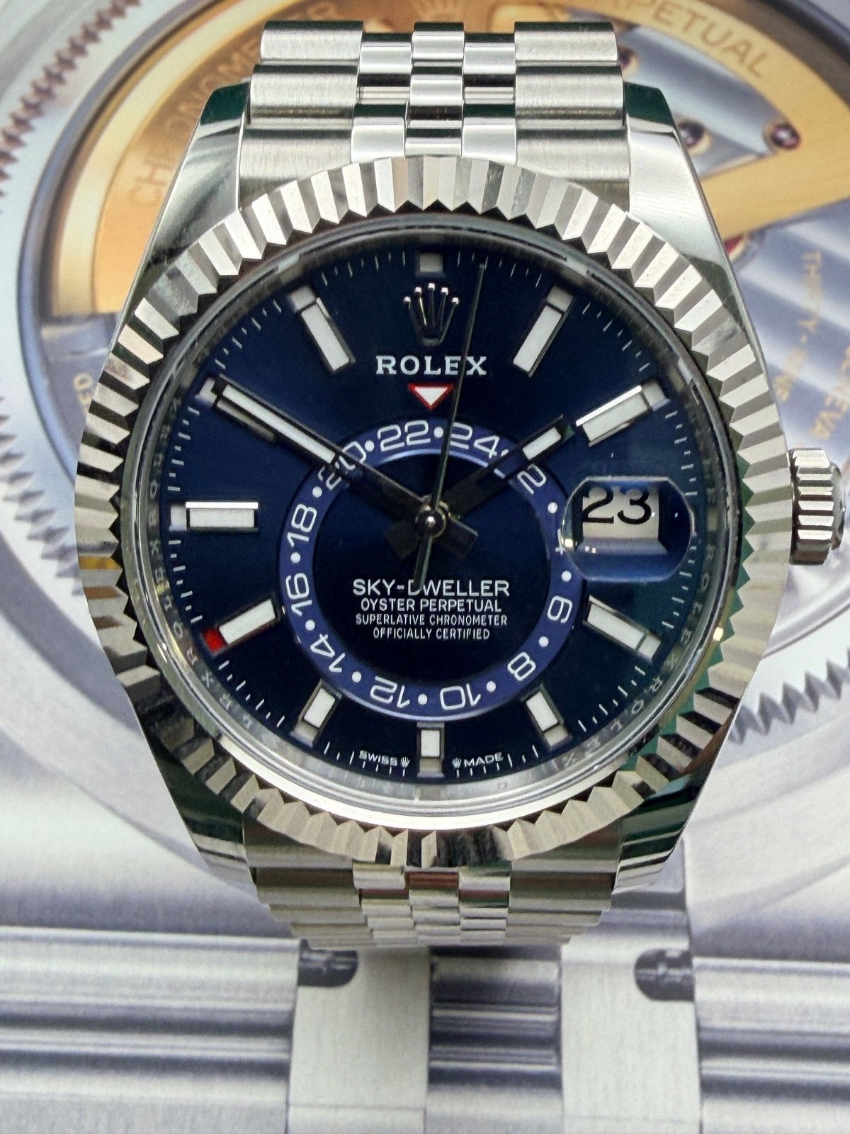 Rolex Sky Dweller 336934 Blue Jubilee NEW 2026 COMPLETE FULL SET