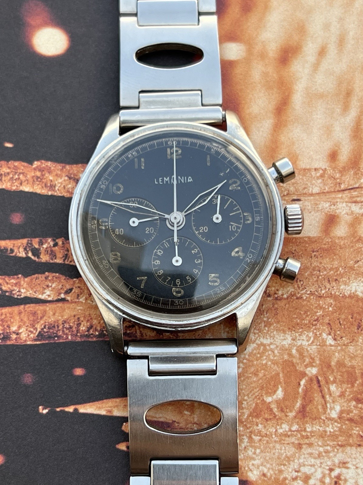 Vintage Lemania Military Chronograph Cal CH27 C12 (Omega 321) Men’s Watch