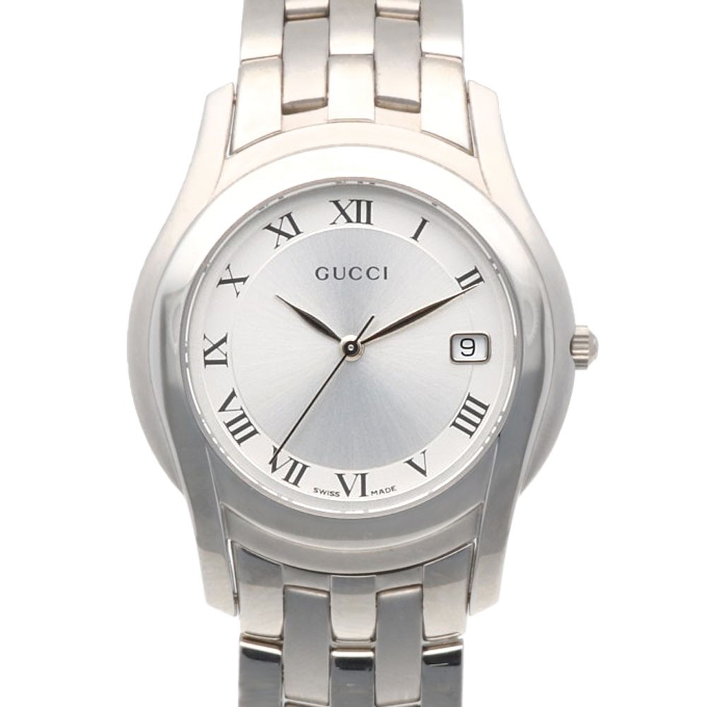 GUCCI Watches 5500M Stainless Steel used