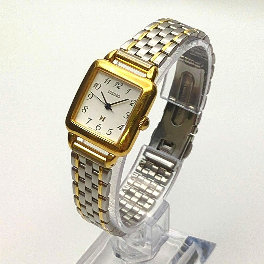 Seiko Noie 1F21-5020 Ladies Square Watch Vintage Uncertain Working SA626