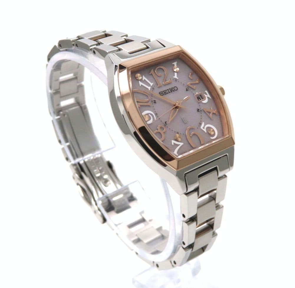 SEIKO Lukia SSVW214 27.7mm Pink Dial Watch 16cm 6.3in Box Papers Japan