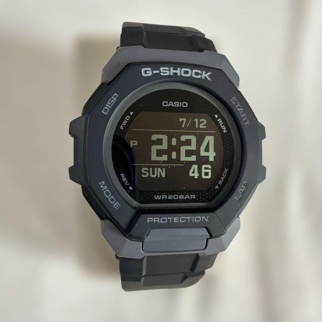CASIO G SHOCK GBD 300 Wristwatch Body Black with Box and Manual