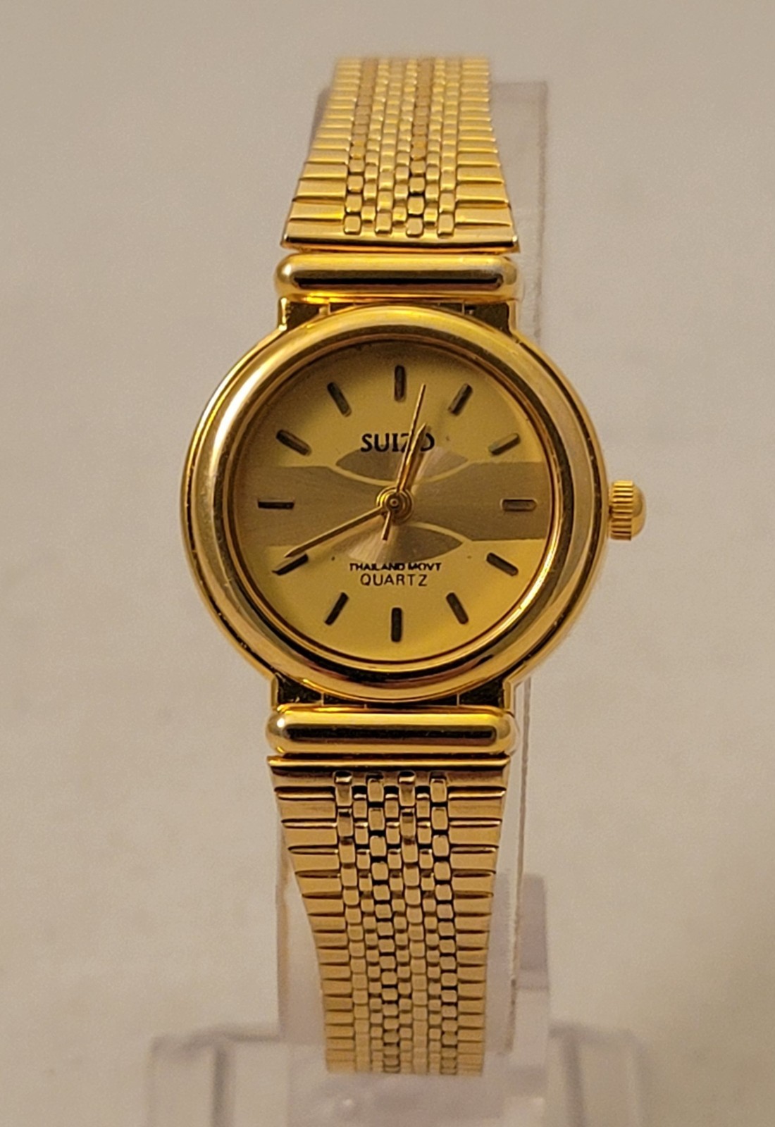 Suizo Women’s Gold Tone Analog Quartz Watch