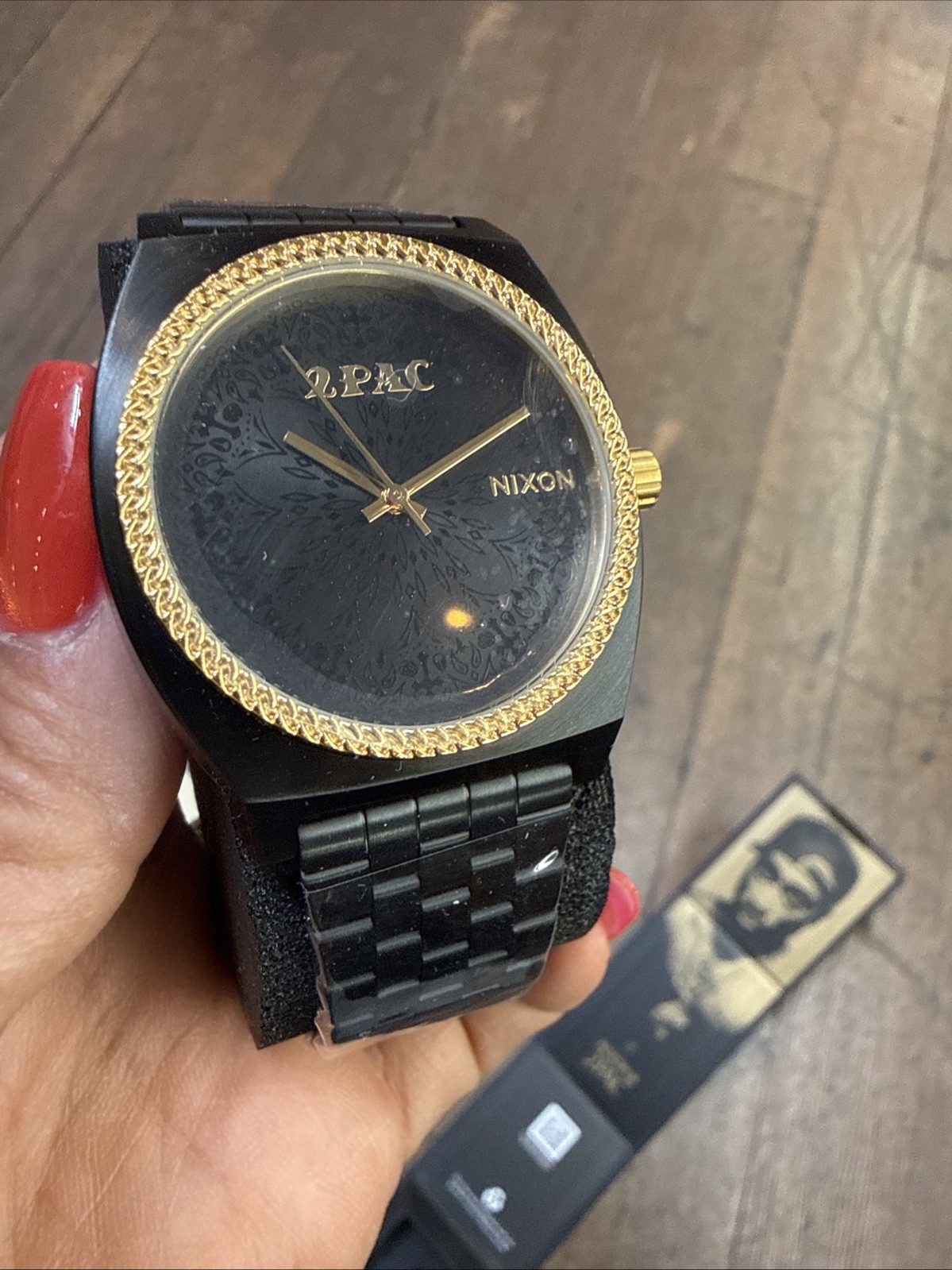 Nixon x Tupac BLack And Gold Watch. NEVER WORN! Limited Edition. Sold out!