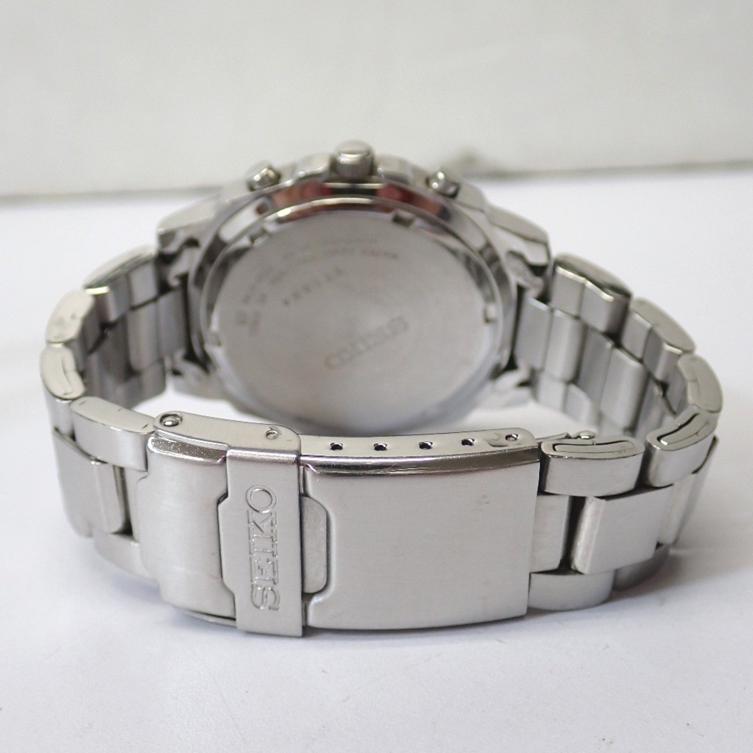 Seiko Wristwatch Quartz Chronograph SND411 SND411P1 Silver Green dial Ft1339741