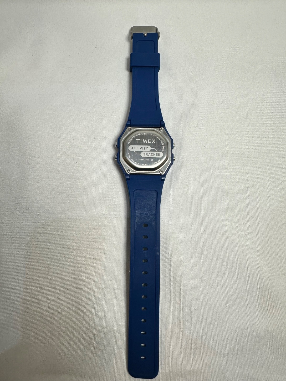 Timex Activity Tracker Watch 35mm Blue Digital Indiglo TW5M55700 Day Date