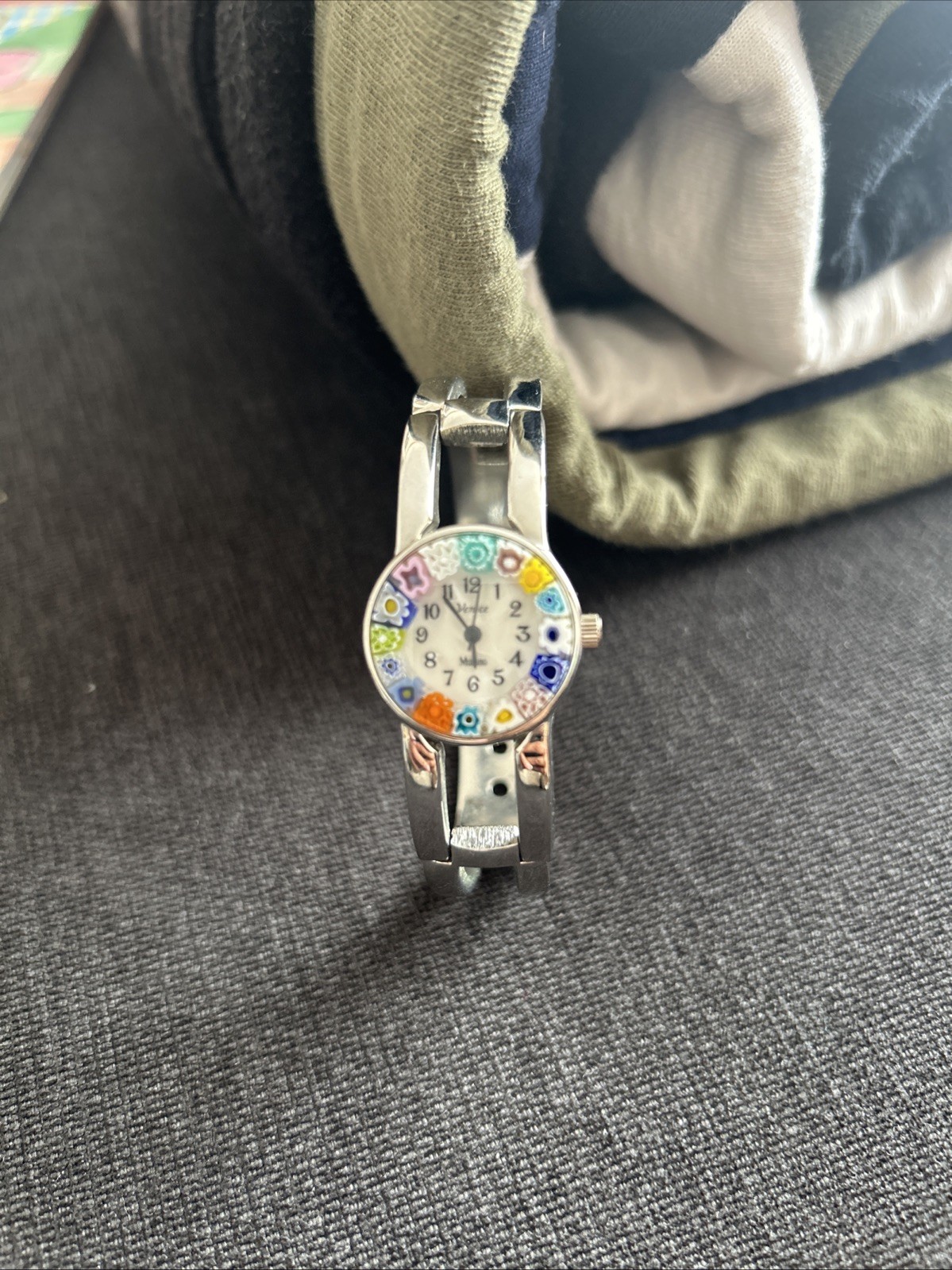 Muranoglas Women’s Watch, Murano Glass Trend Fashion Watch, Needs New Battery