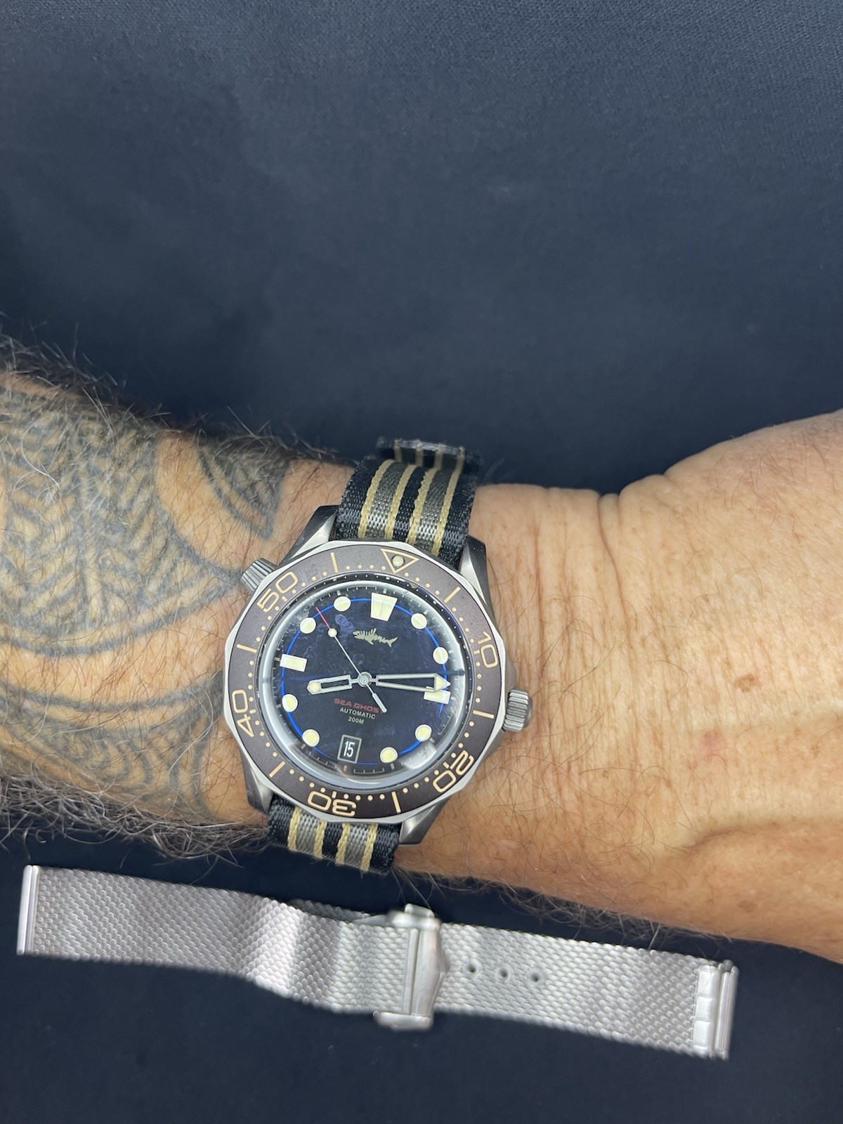 Heimdallr Titanium 42mm NH35 Sea Ghost 200m WR